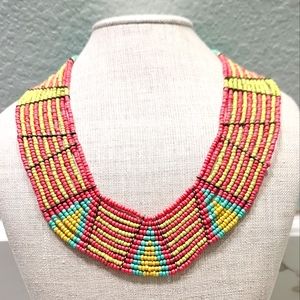 Beaded summer necklace